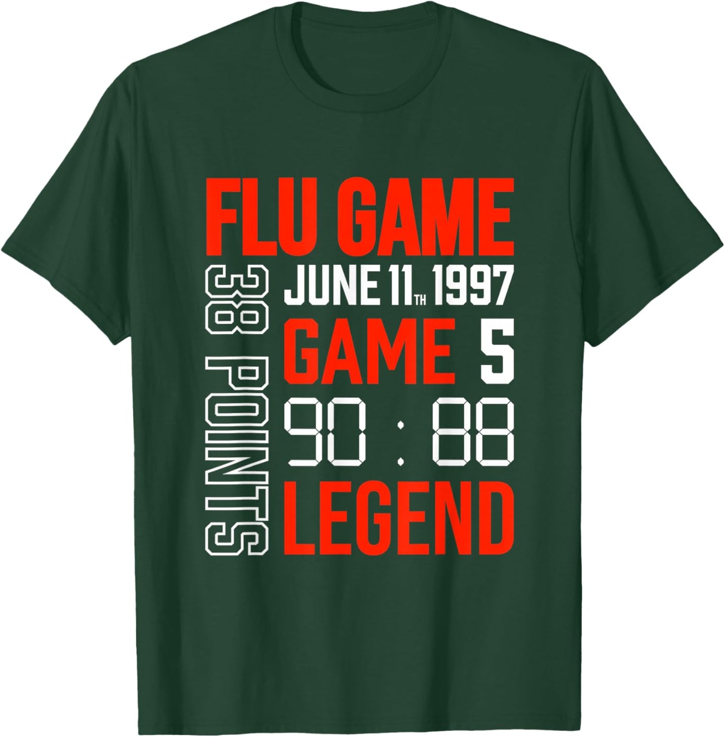 Flu Game Basketball Hiphop Street Fashion T-Shirt - T-Shirt | Forest