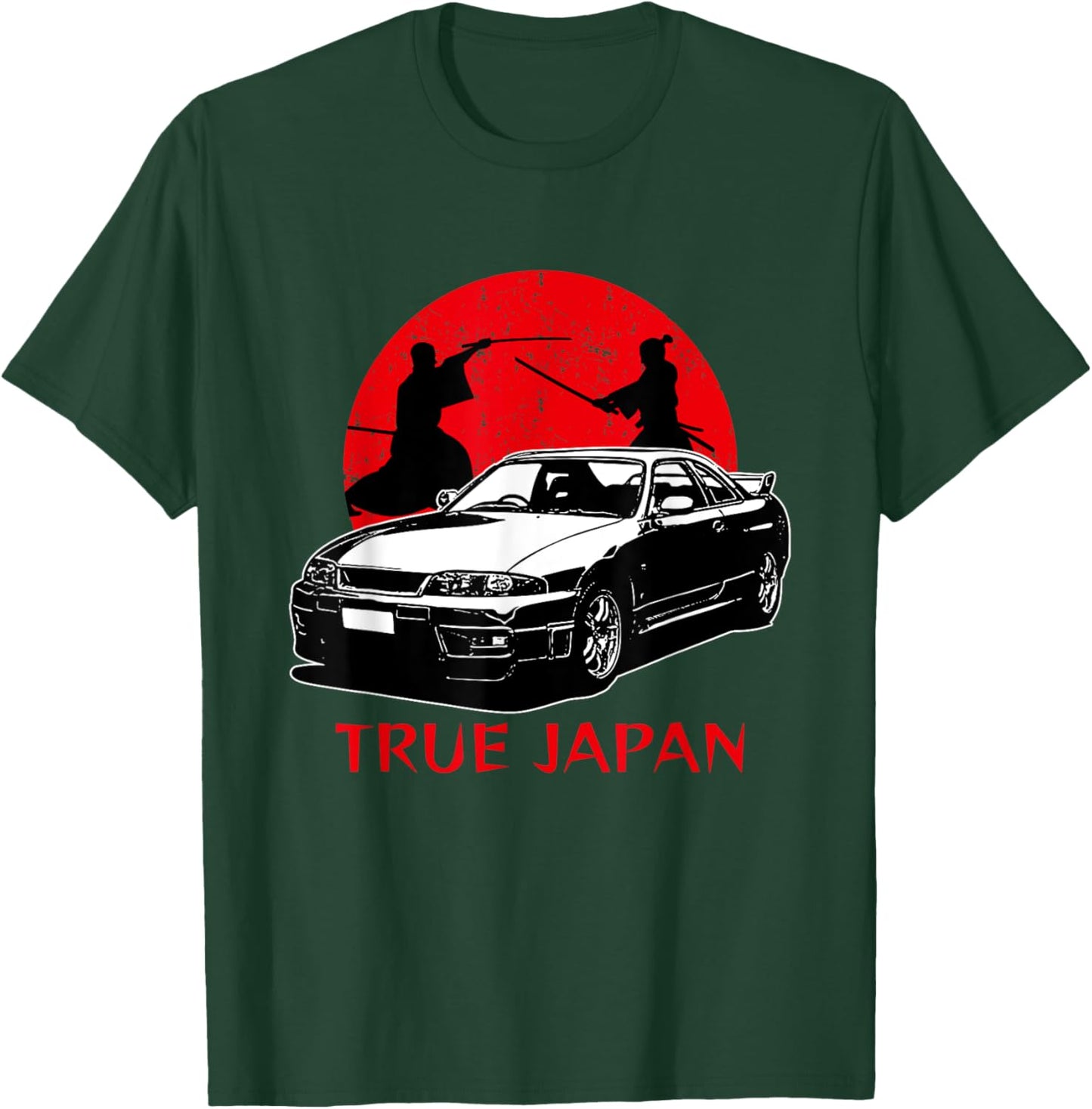 JDM Japan Motorsport Tuning Car 90s T-Shirt - T-Shirt | Forest