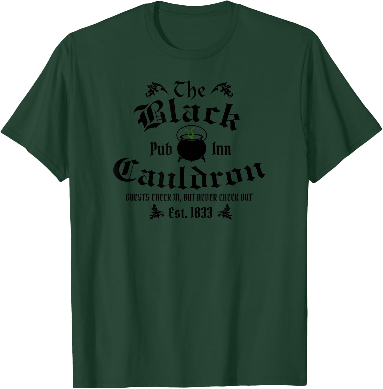 The Black Cauldron Inn T-Shirt - T-Shirt | Forest