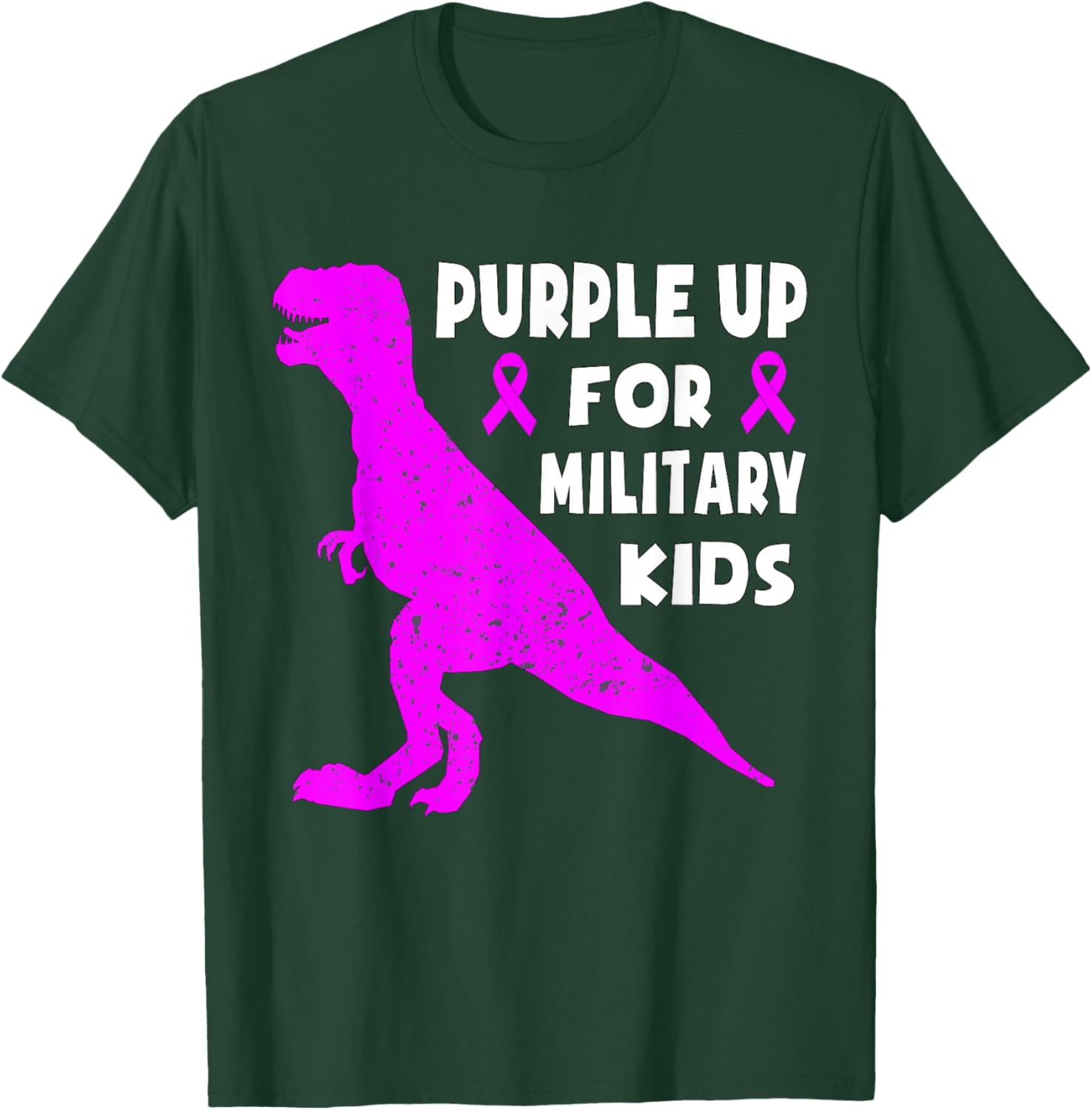 Purple Up For Military Kids Month Of The Military Child Boys T-Shirt - T-Shirt | Forest