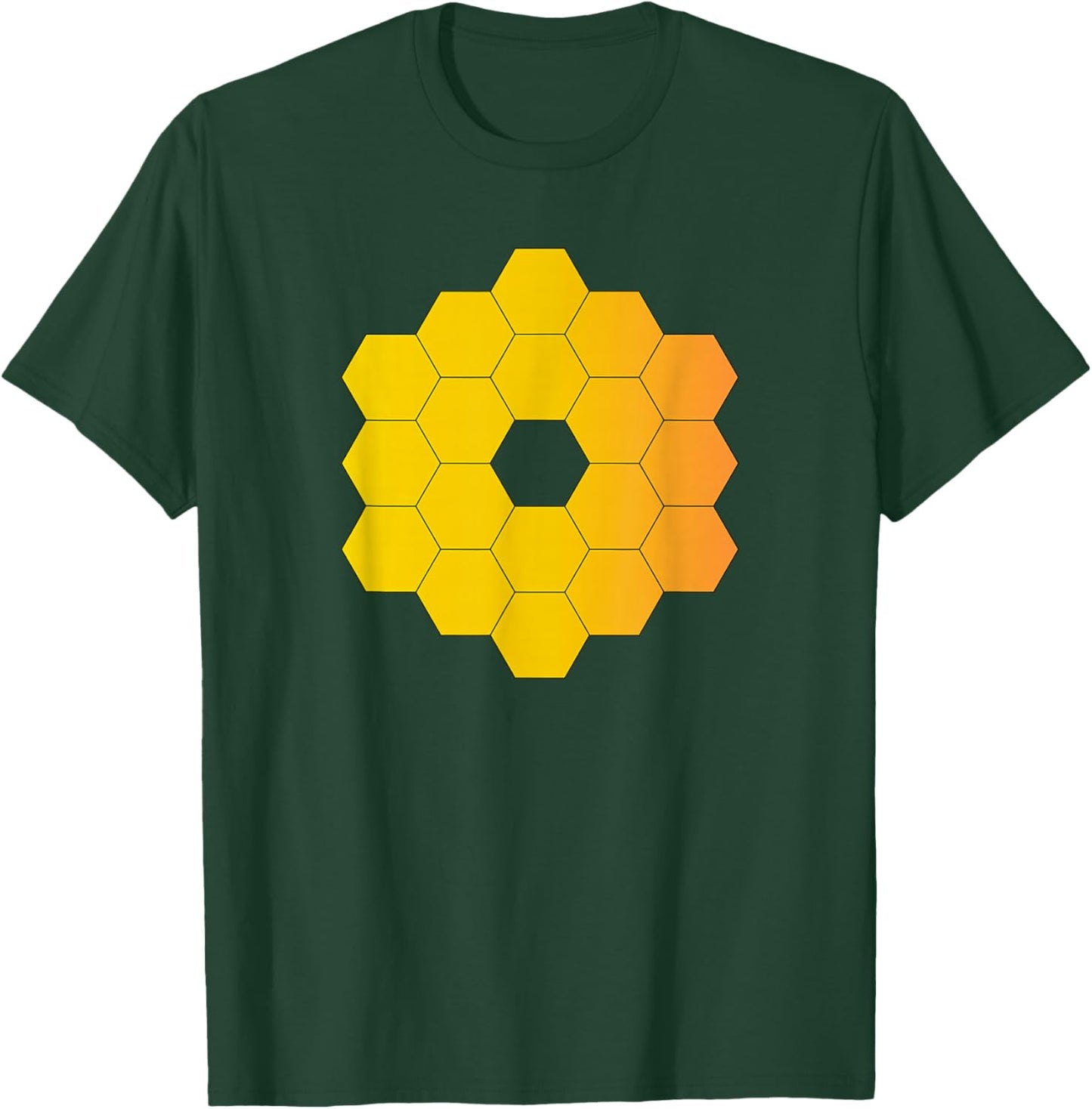 Webb Space Telescope Mirror Design Science Universe JWST T-Shirt - T-Shirt | Forest