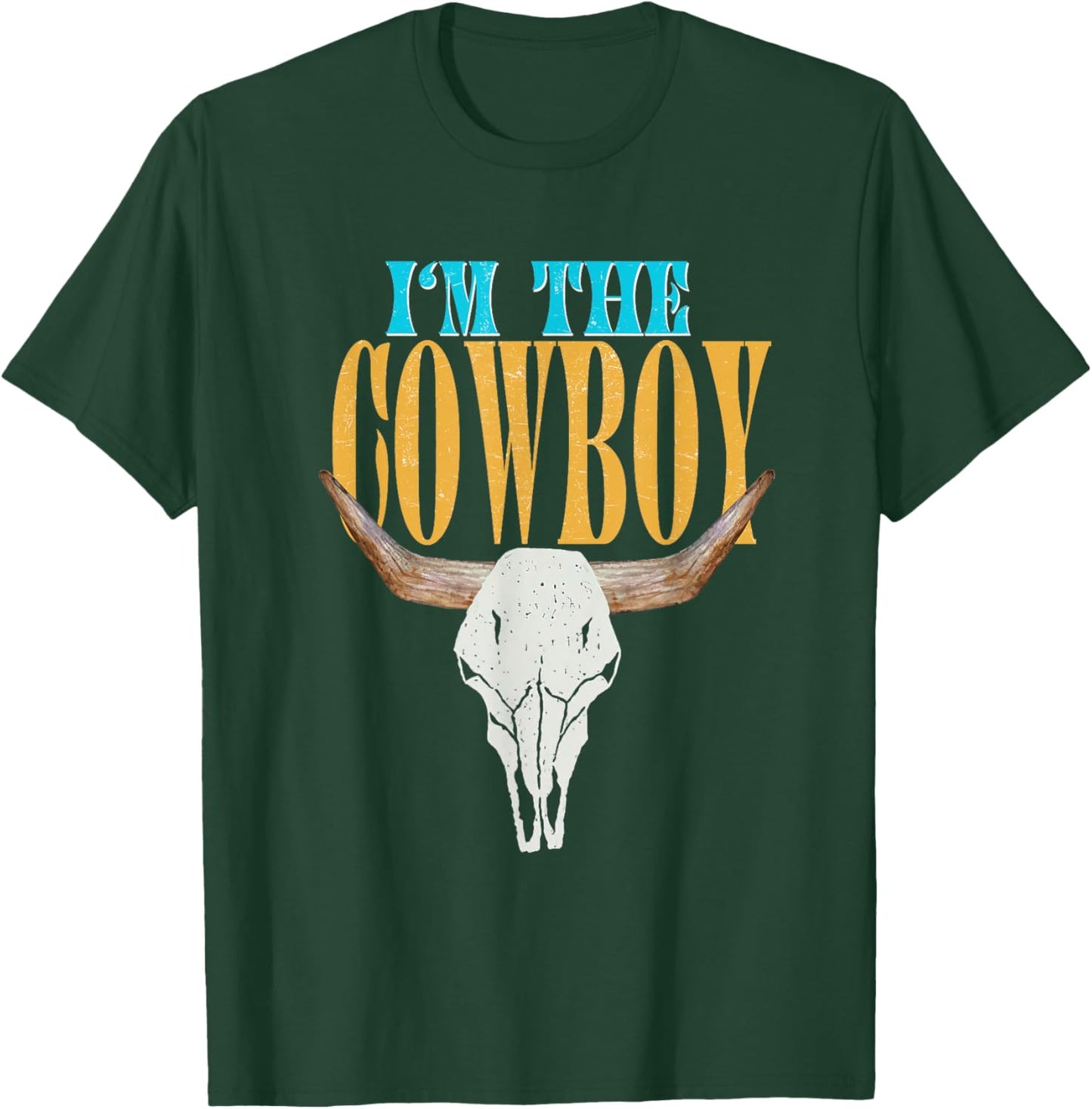 Country Couple Matching Outfits Cowgirls I'm The Cowboys T-Shirt - T-Shirt | Forest