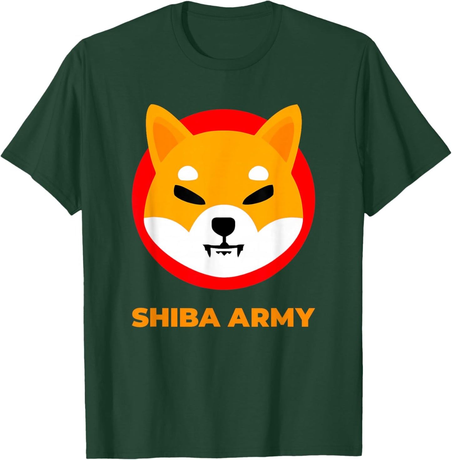 Shiba Inu Coin Crypto Token Cryptocurrency Wallet Shiba Army T-Shirt - T-Shirt | Forest