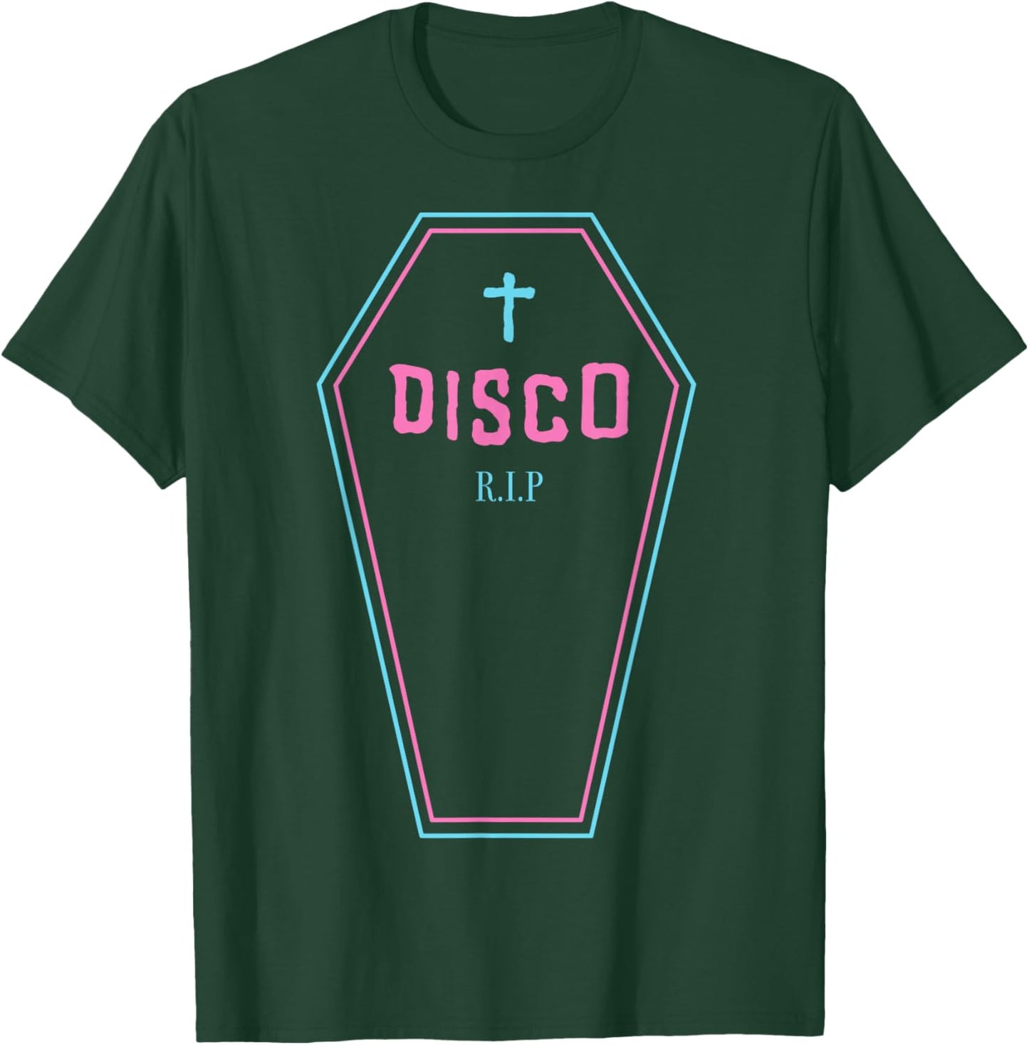 Funny Disco - House Music - Coffin - Disco Is Dead - Music T-Shirt - T-Shirt | Forest