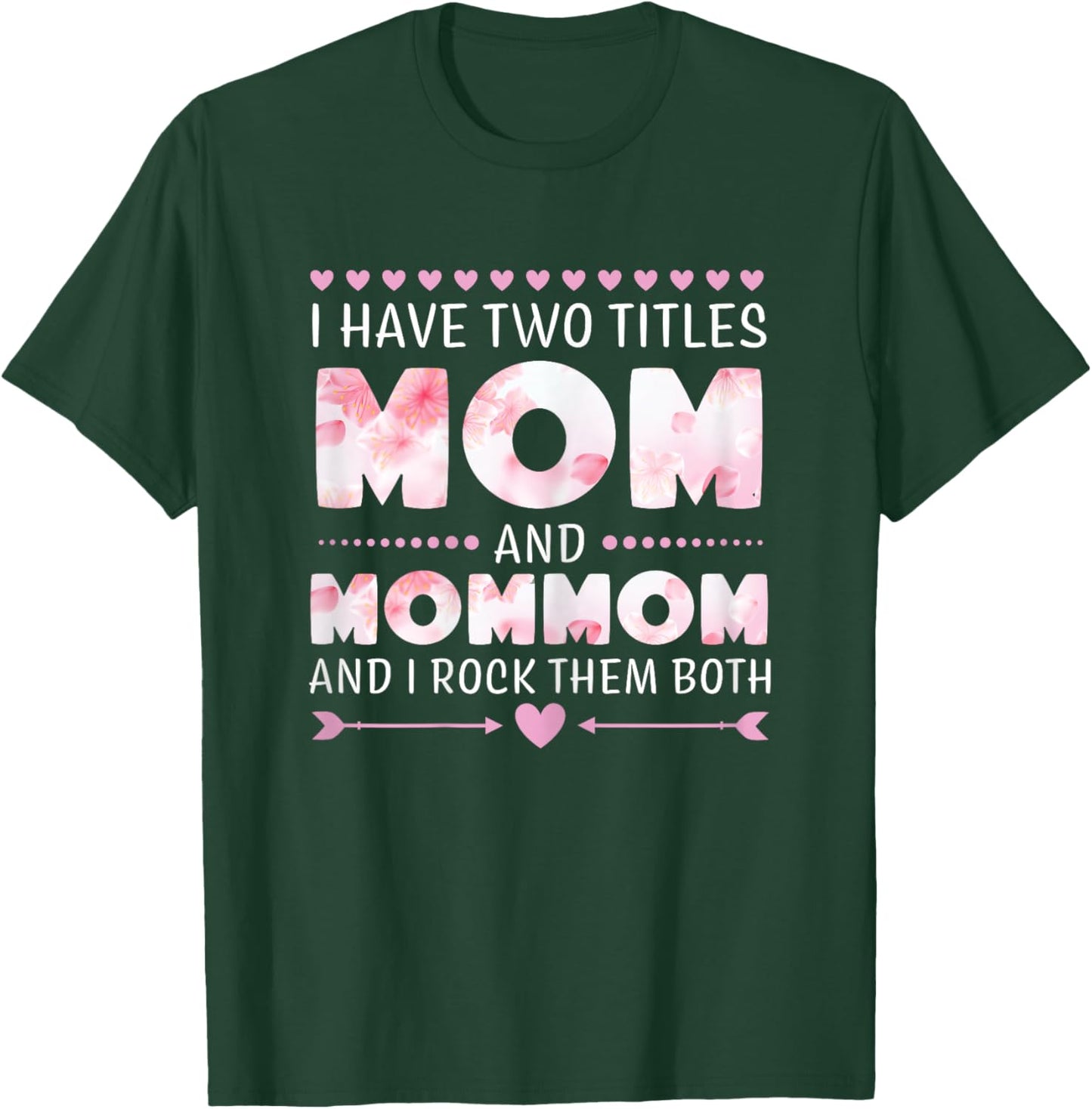 Mommom Mom Mom Mom Grandma Grandma T-Shirt - T-Shirt | Forest