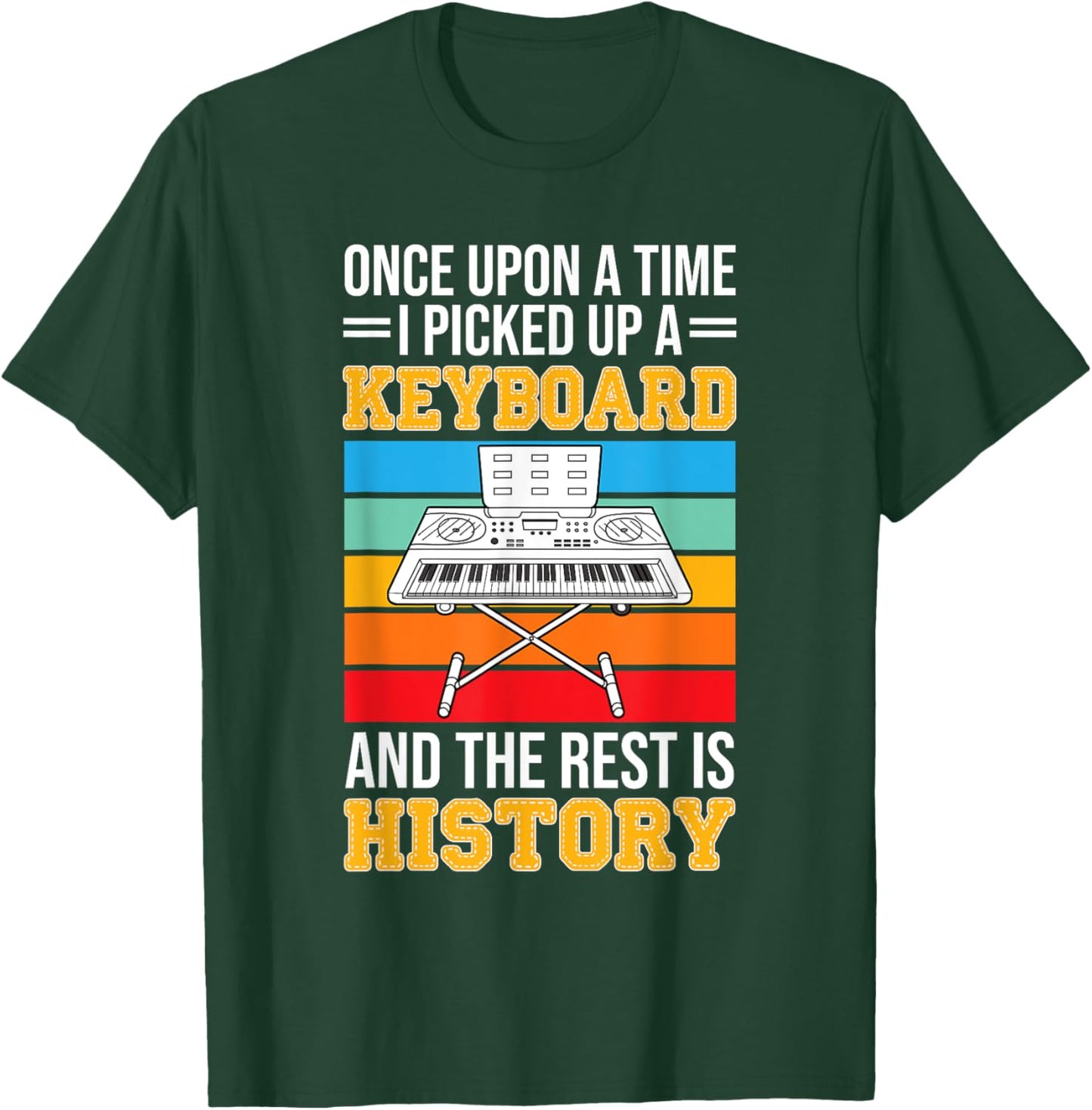 Musical Keyboard Player - Funny Musician Keyboard Expert T-Shirt - T-Shirt | Forest