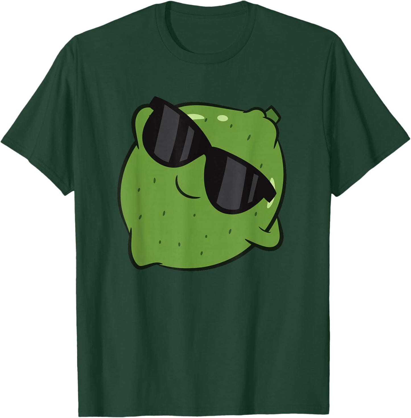Cute Lime Fruit Relaxing Lazy Lime T-Shirt - T-Shirt | Forest