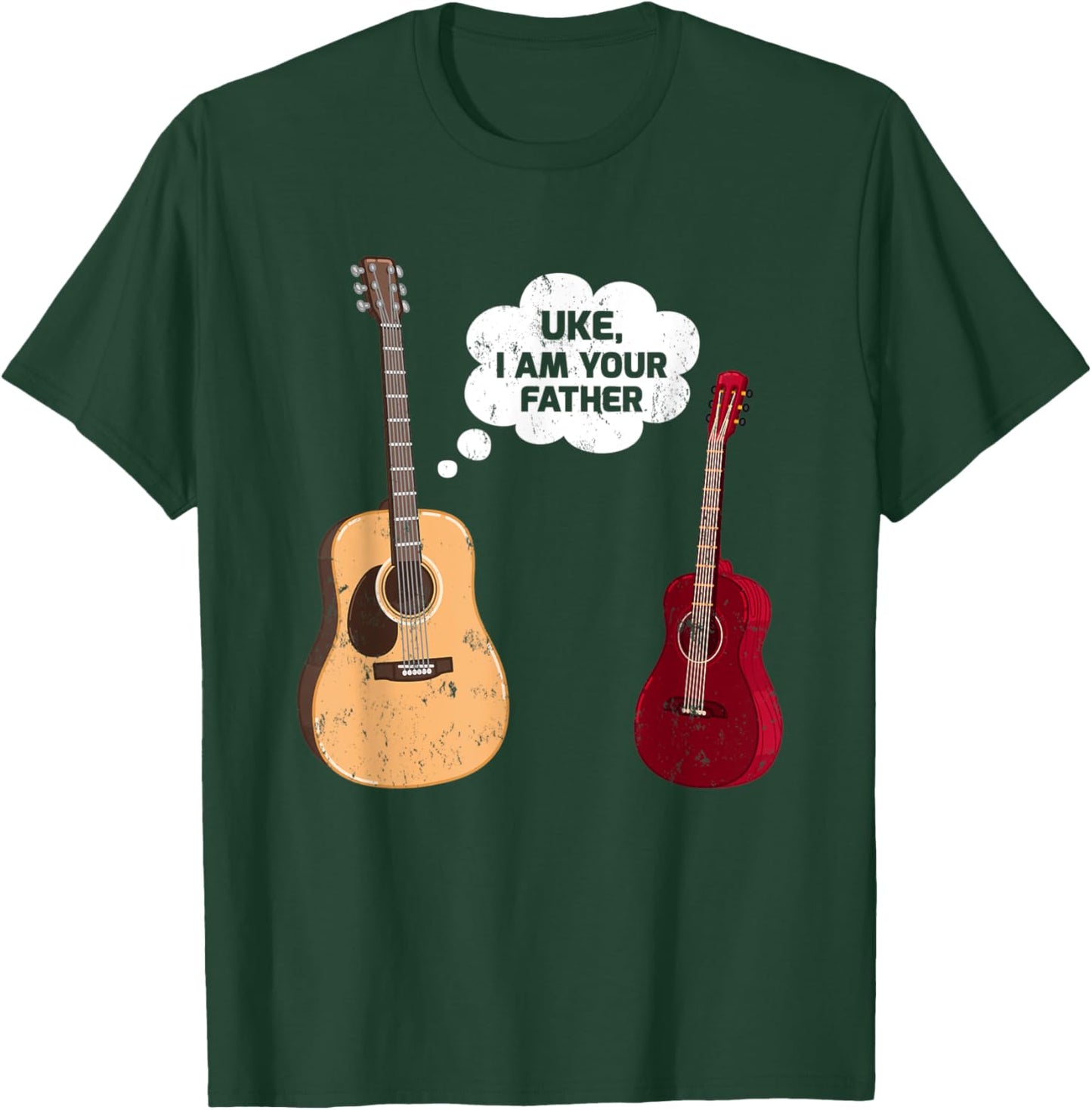 Uke I Am Your Father Funny Ukulele Guitar Music T-Shirt - T-Shirt | Forest