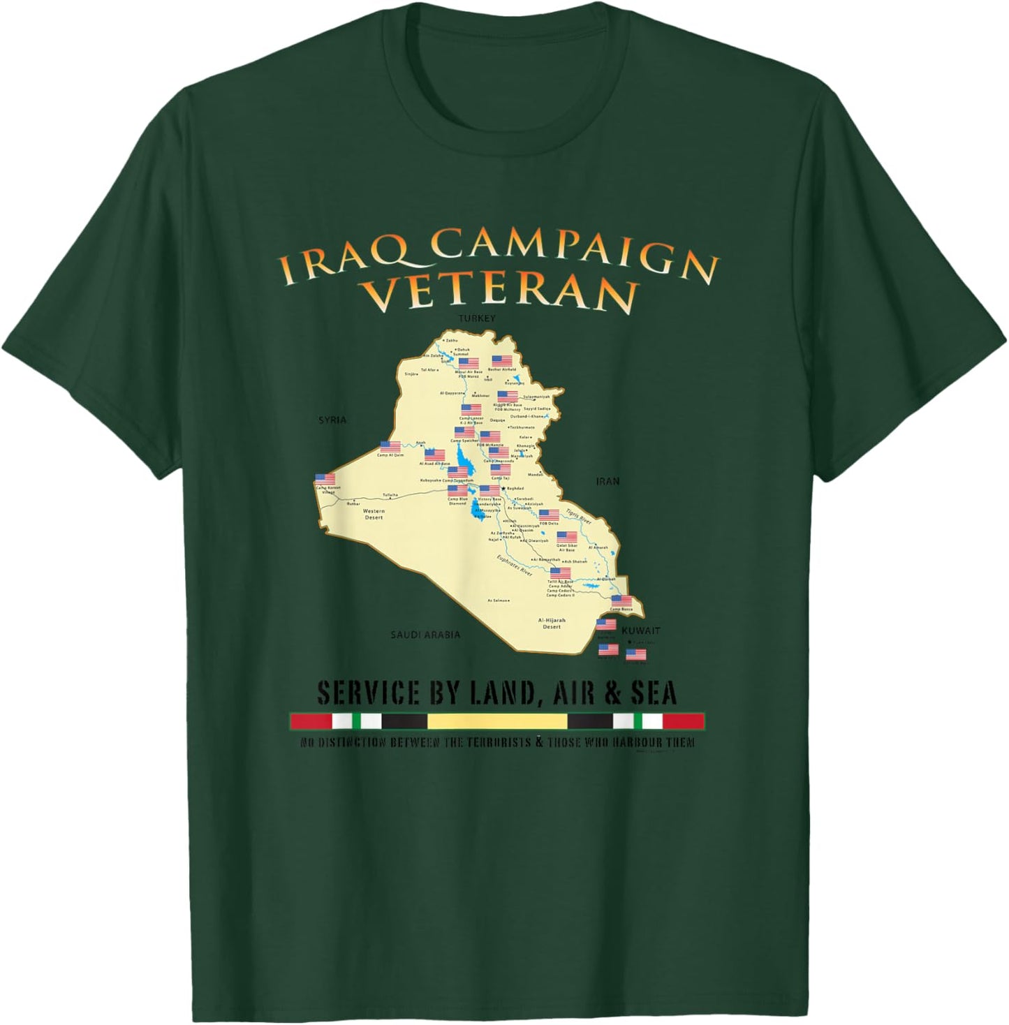 Iraq Campaign Veteran T-Shirt - T-Shirt | Forest
