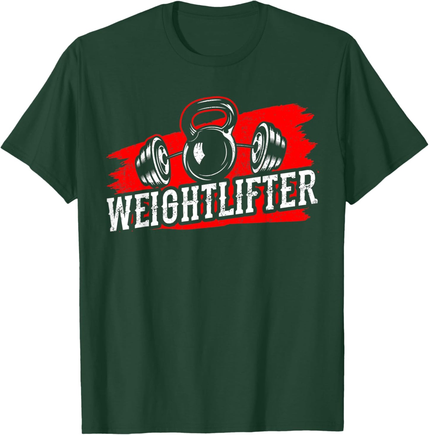 Weightlifter Lifting Workout Gym Lift Weightlifting T-Shirt - T-Shirt | Forest