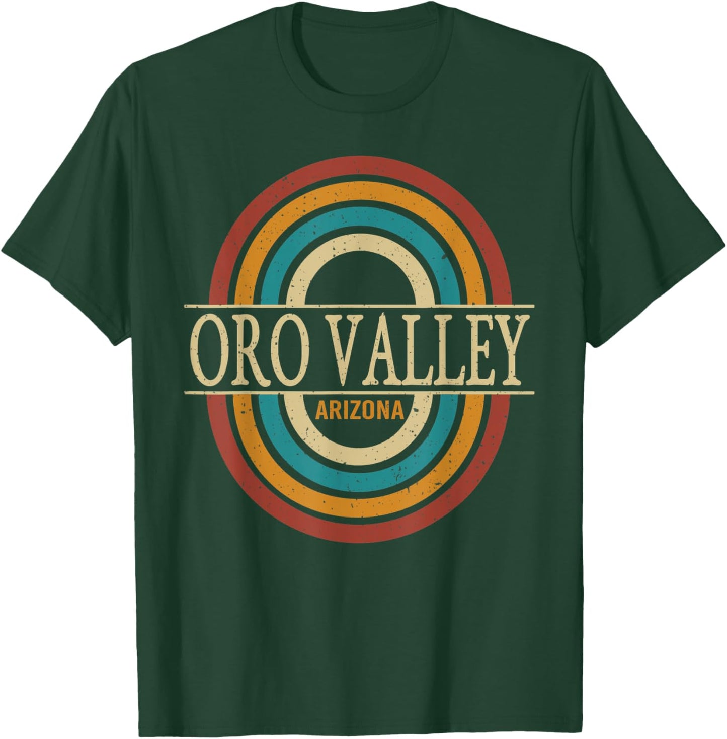 Vintage Retro Oro Valley Arizona AZ Women Men Souvenirs T-Shirt - T-Shirt | Forest