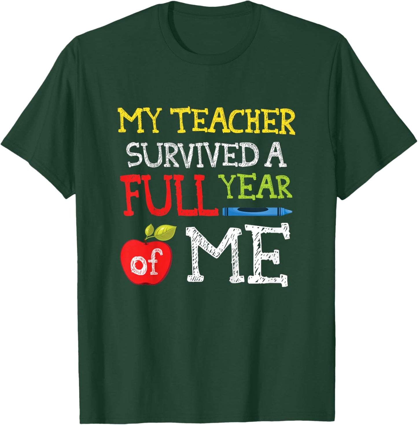 Funny Last Day Of School Shirt For Boys Girls T-Shirt - T-Shirt | Forest
