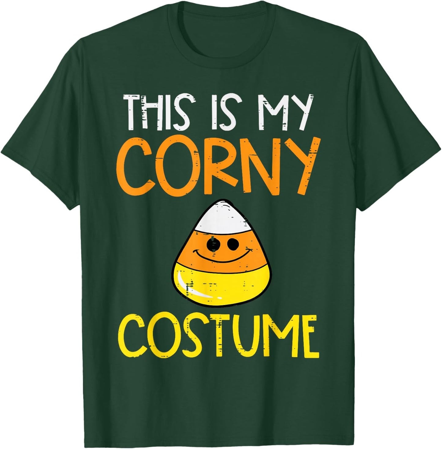 Halloween This My Corny Costume Candy Corn Kids Men Women T-Shirt - T-Shirt | Forest