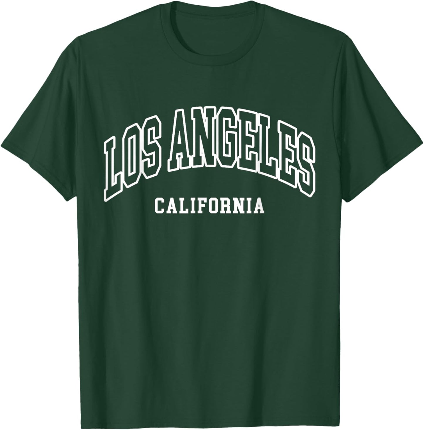 Los Angeles - California - Throwback Design - Classic Small T-Shirt - T-Shirt | Forest