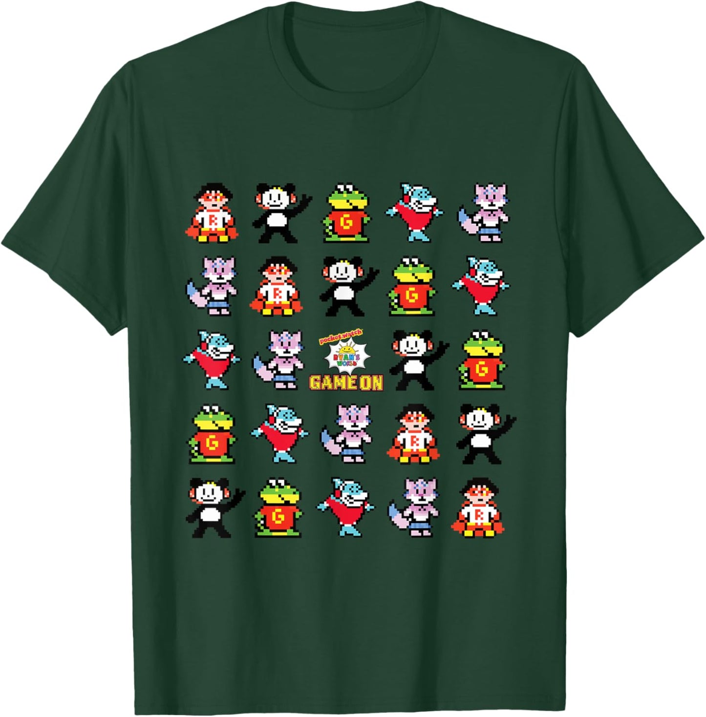 Ryan's World Game On 8-Bit T-Shirt - T-Shirt | Forest