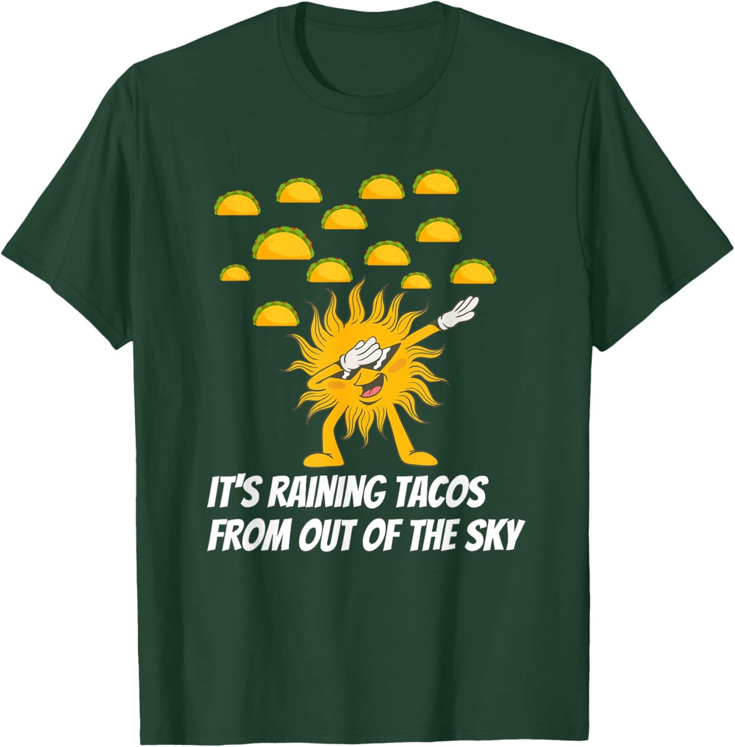 Funny kids It's Raining Tacos T-Shirt - T-Shirt | Forest