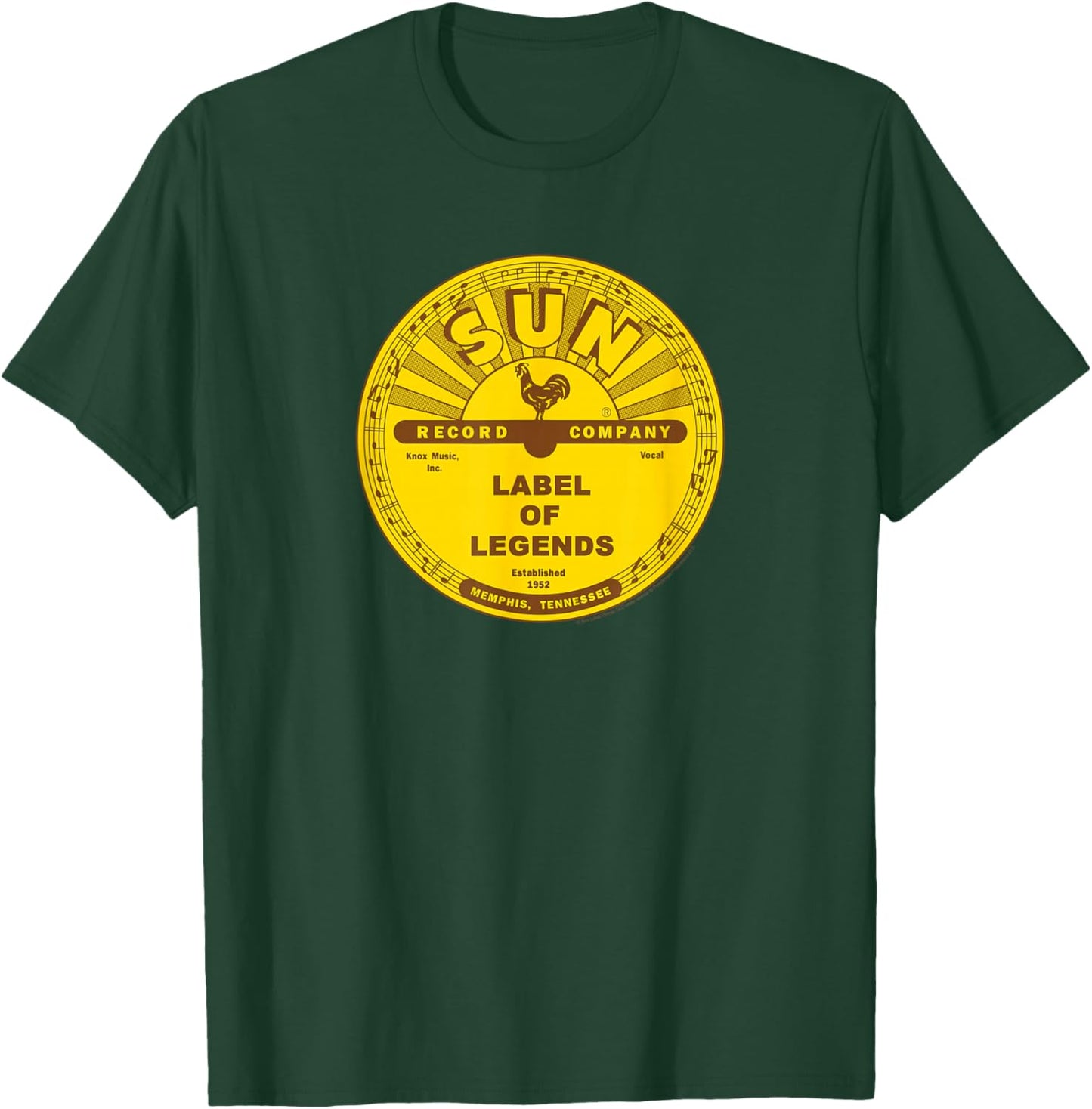 Sun Records Label Of Legends T-Shirt - T-Shirt | Forest