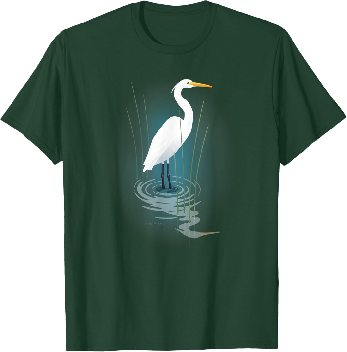 Snowy Egret T-Shirt - T-Shirt | Forest