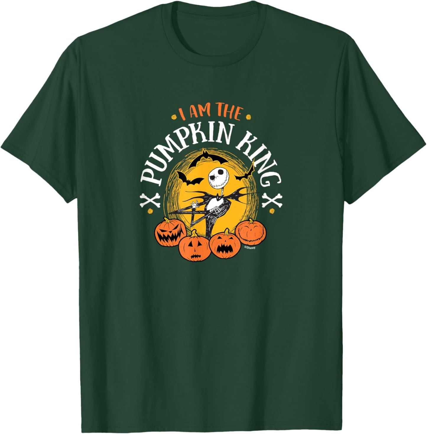 Jack Skellington I Am The Pumpkin King T-Shirt - T-Shirt | Forest