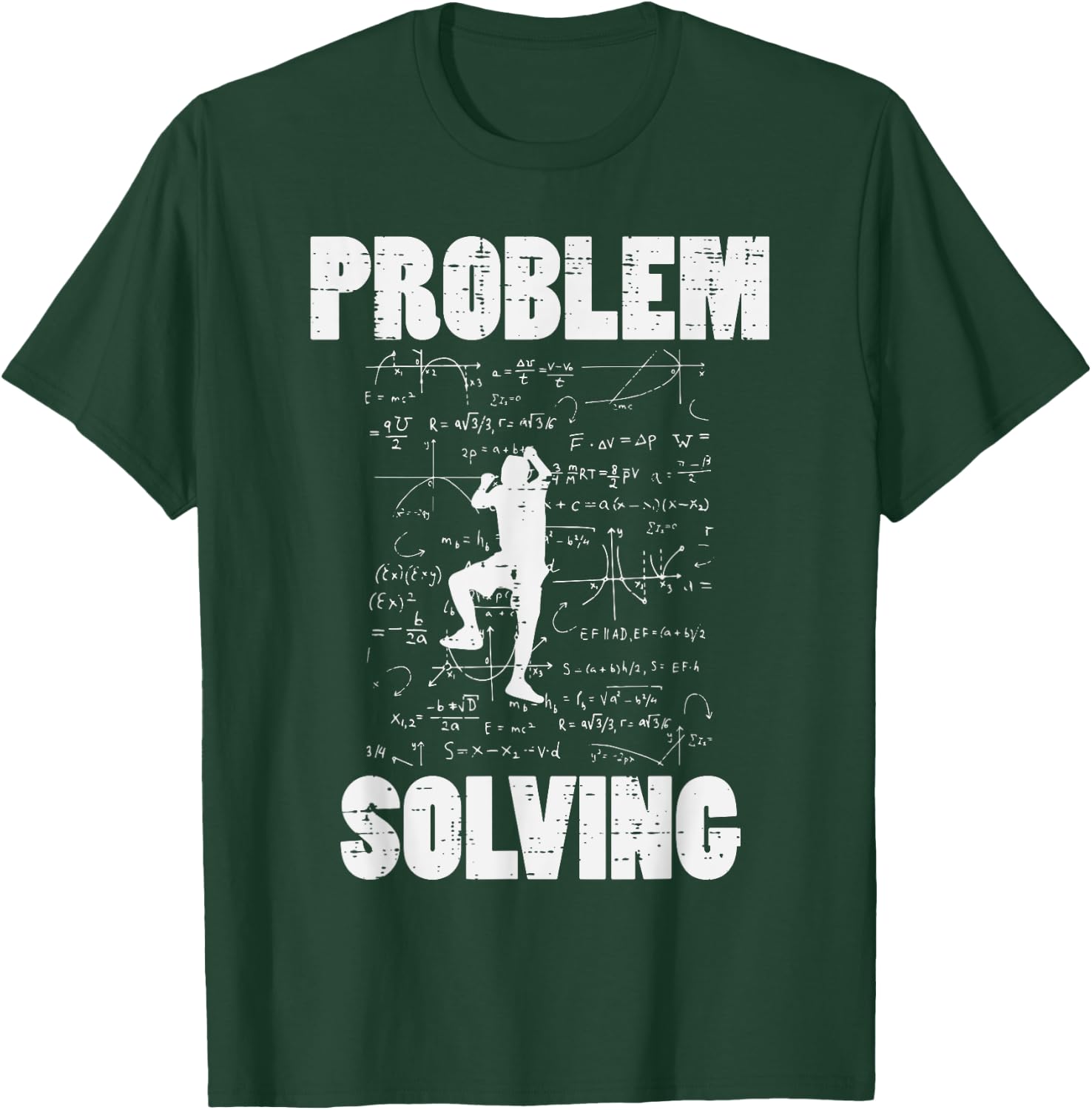 Climbing Problem Solving Math Funny Bouldering Men Women Kid T-Shirt - T-Shirt | Forest