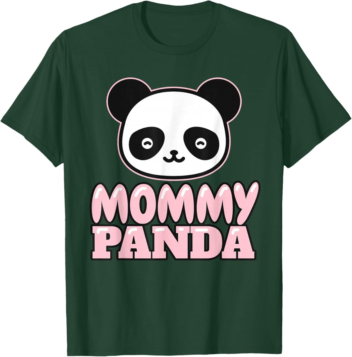 Mom Panda Bear - Mother's Day Mommy Panda T-Shirt - T-Shirt | Forest