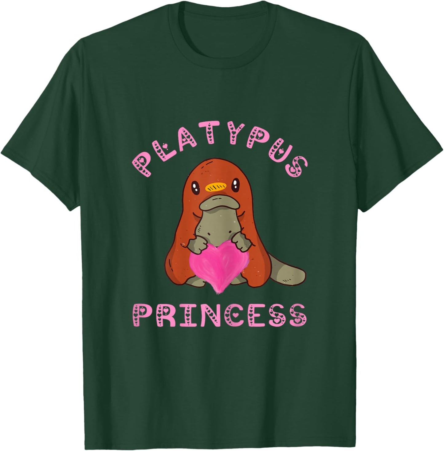 Platypus Princess Zoology Australian Duck Billed Platypus T-Shirt - T-Shirt | Forest