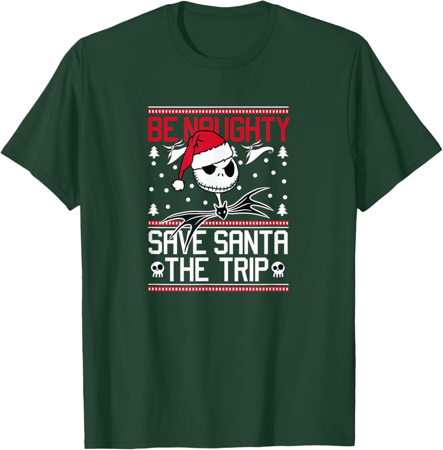 The Nightmare Before Christmas - Holiday Jack Be Naughty T-Shirt - T-Shirt | Forest