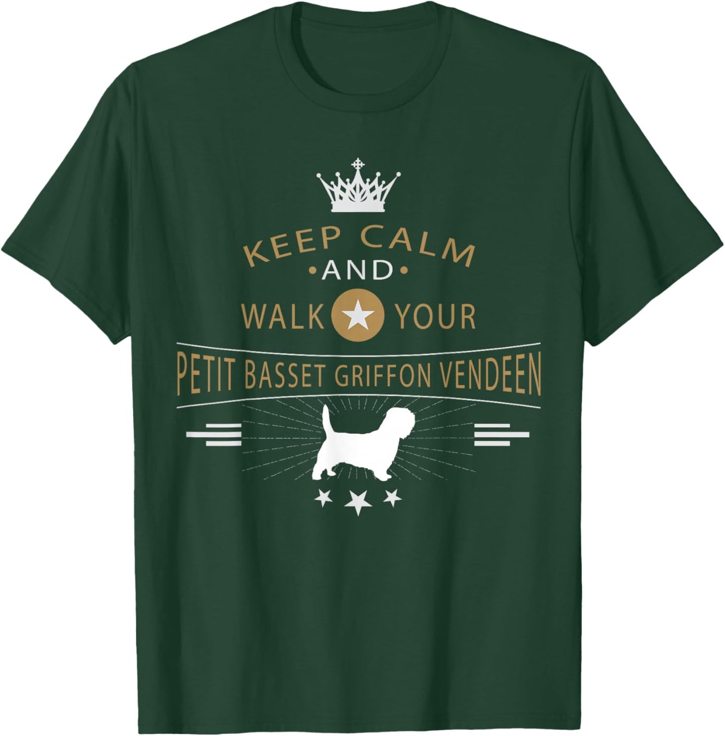 PBGV Petit Basset Griffon Vendeen Dog Breed Women Kids T-Shirt - T-Shirt | Forest