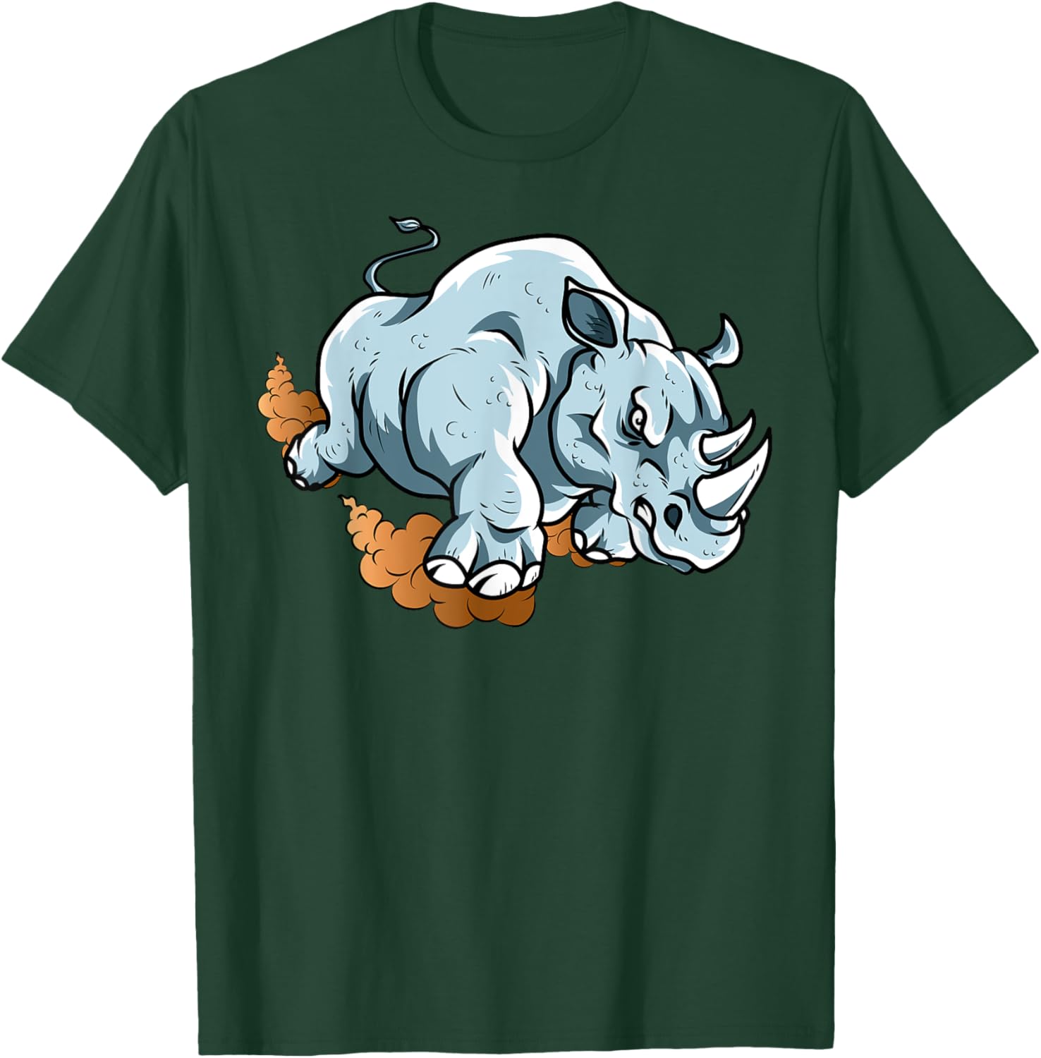 Rhino Lover Rhinoceros African Animal Safari Horn Wildlife T-Shirt - T-Shirt | Forest