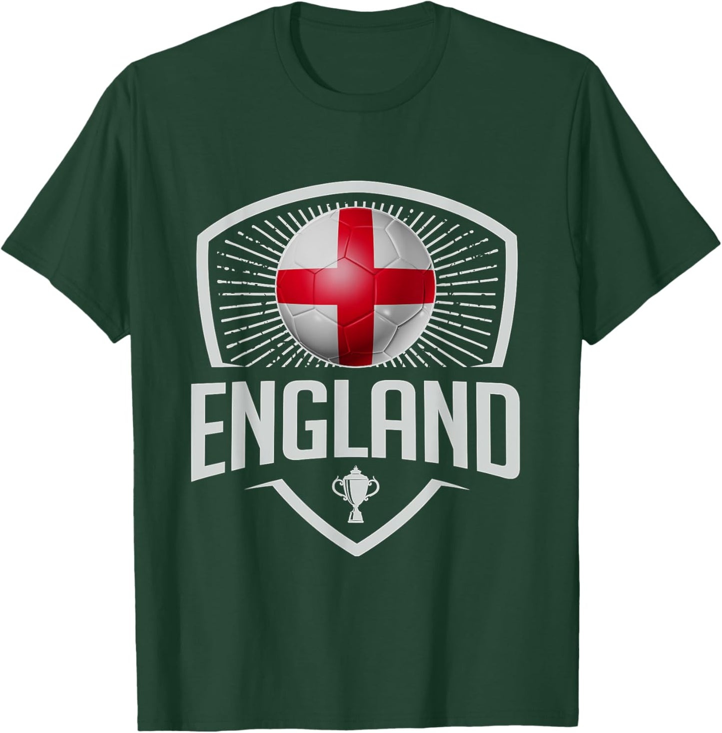 England Soccer Support the Team Football Fan English Flag T-Shirt - T-Shirt | Forest