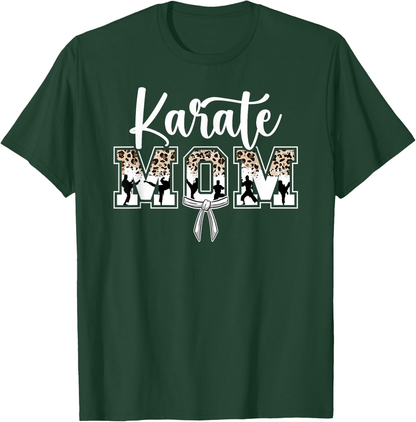 Karate Mom Karate Mama Karate Mother T-Shirt - T-Shirt | Forest
