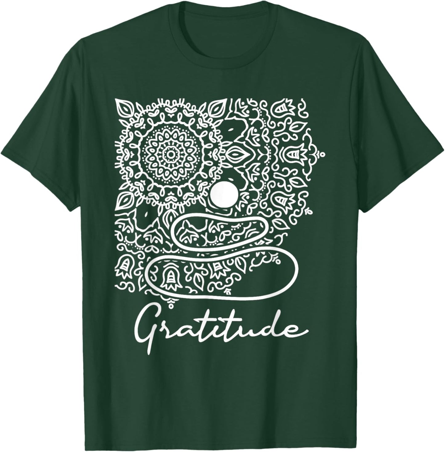 Gratitude - Reiki Master Holistic Healer Meditation Healing T-Shirt - T-Shirt | Forest