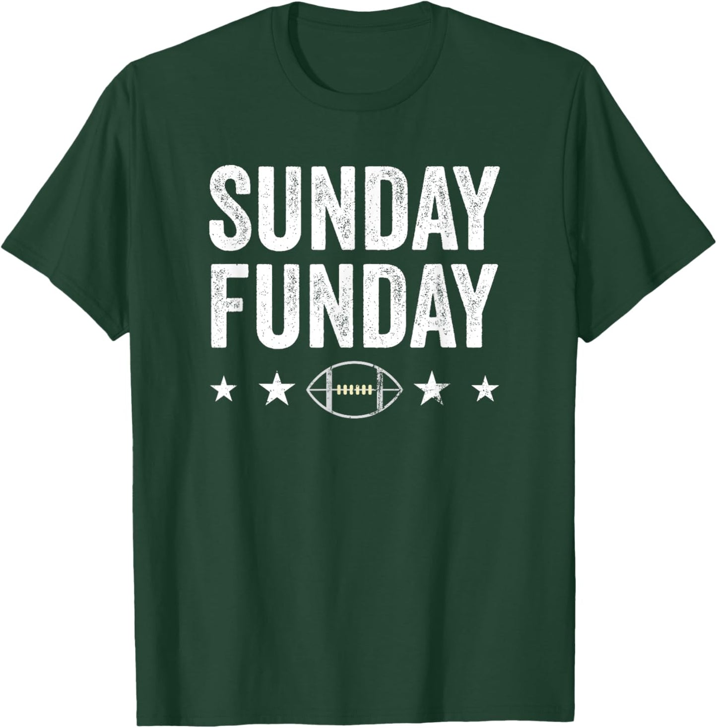 Sunday Funday Game Day Is The Best Day American Football T-Shirt - T-Shirt | Forest