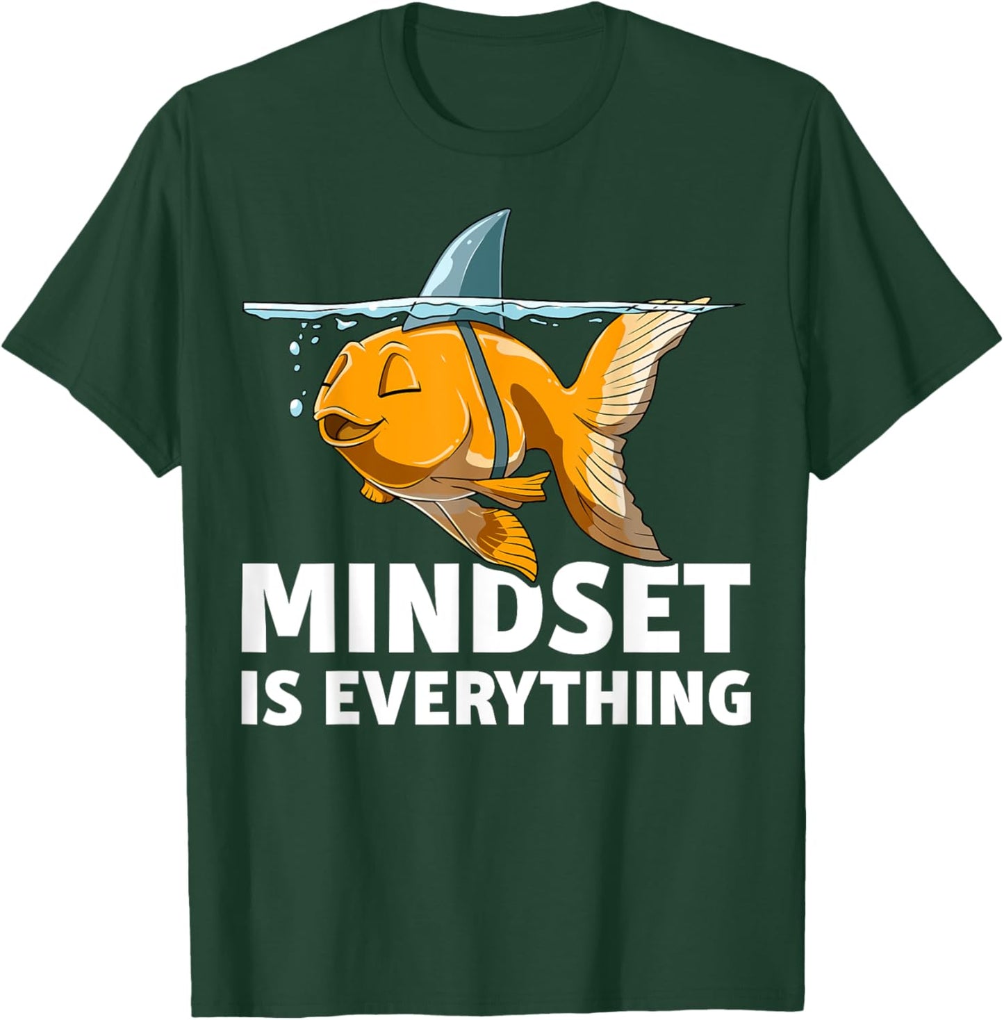 Fish With Shark Fin Goldfish Shark Goldfish With Shark Fin T-Shirt - T-Shirt | Forest