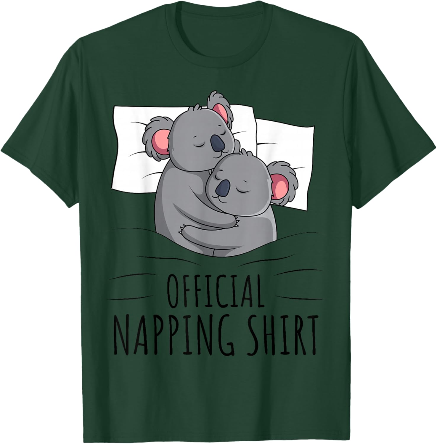 Sleeping Koala Lover Official Napping T-Shirt - T-Shirt | Forest