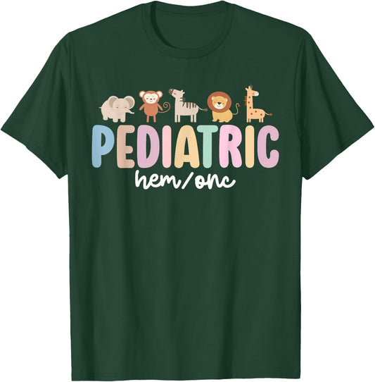 Pediatric Hem Onc Nurse Peds Hematologist Oncologist T-Shirt - T-Shirt | Forest