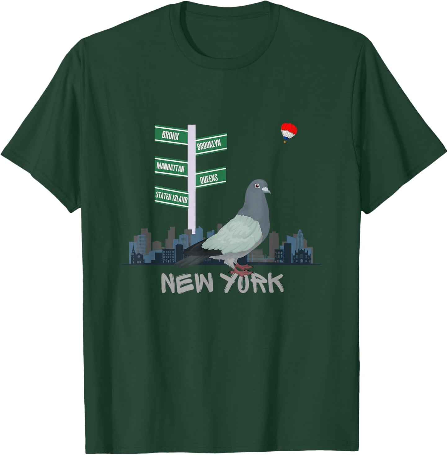 Pigeons of New York City T-Shirt - T-Shirt | Forest