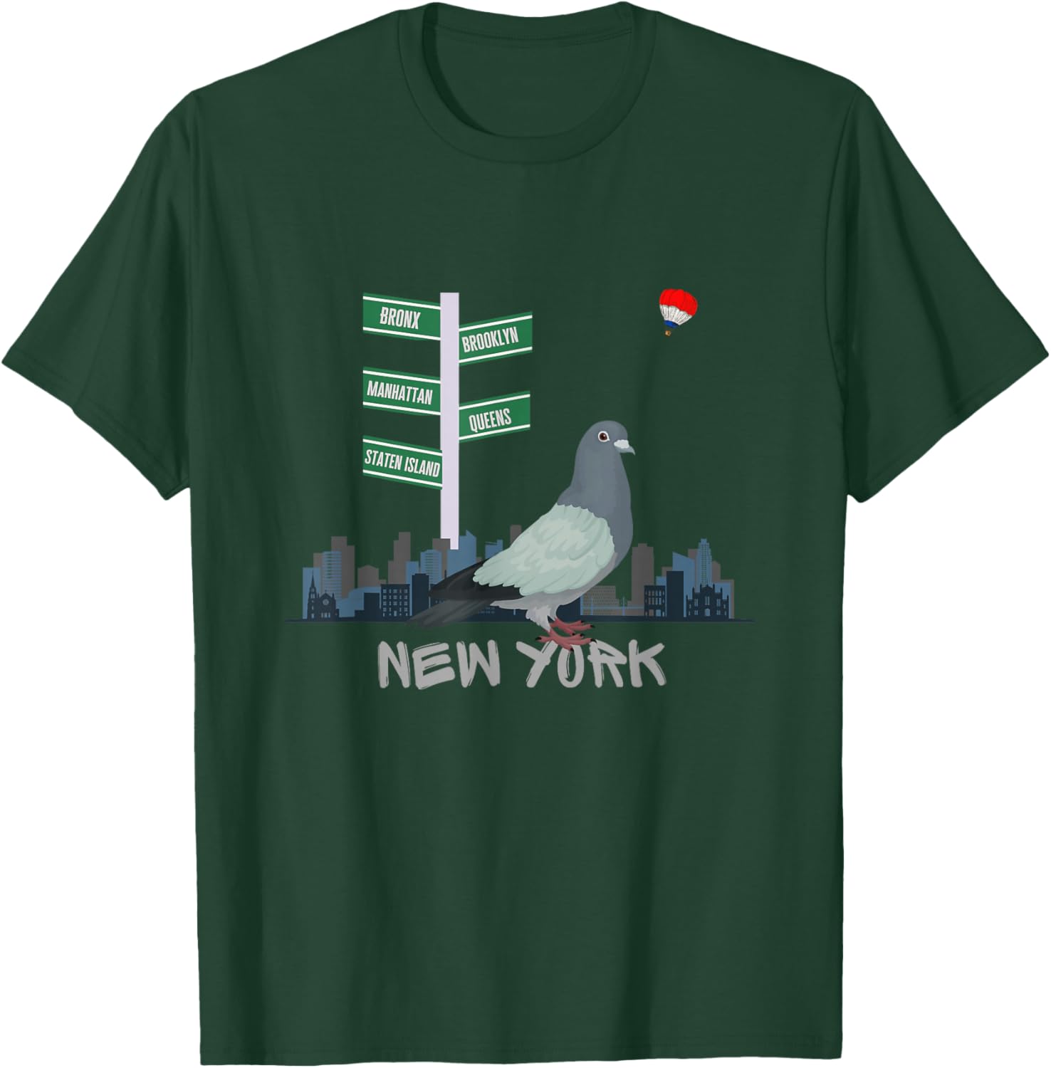 Pigeons of New York City T-Shirt - T-Shirt | Forest