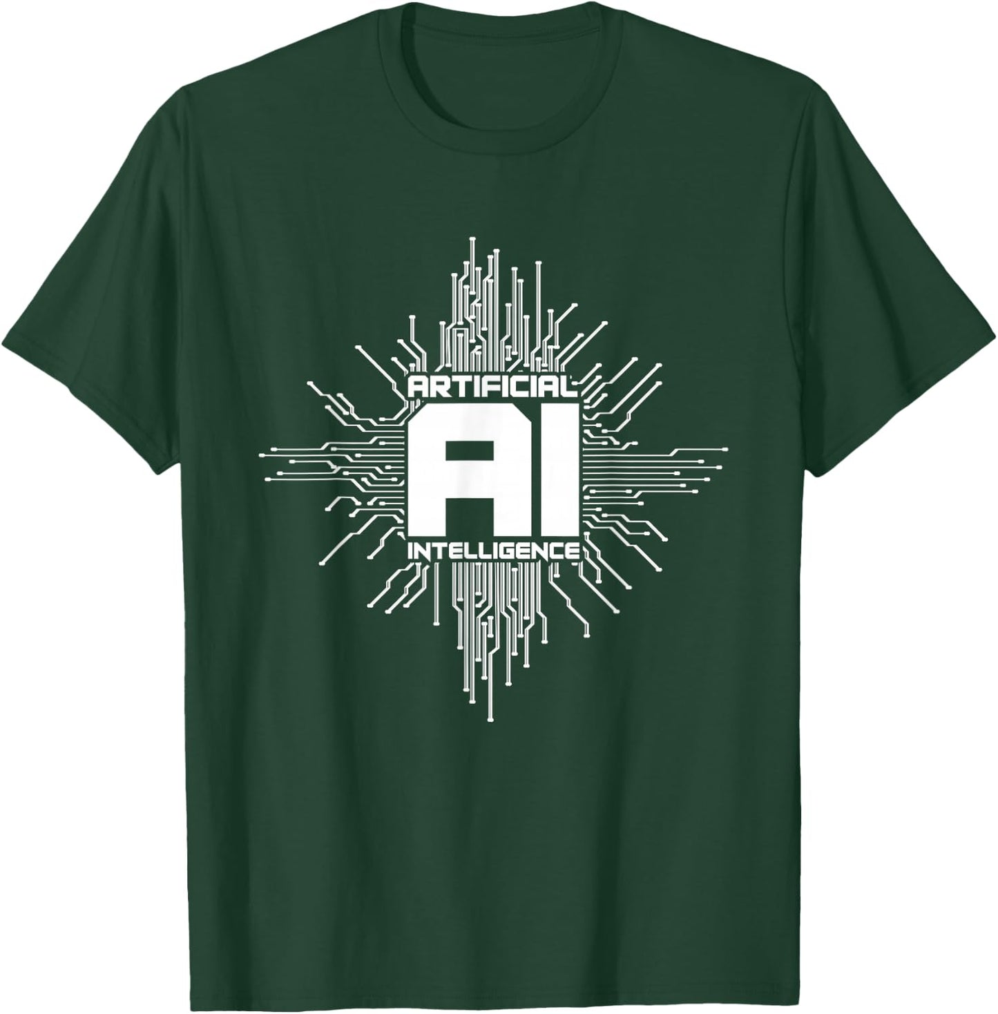 Artificial Intelligence AI | Computer Science T-Shirt - T-Shirt | Forest
