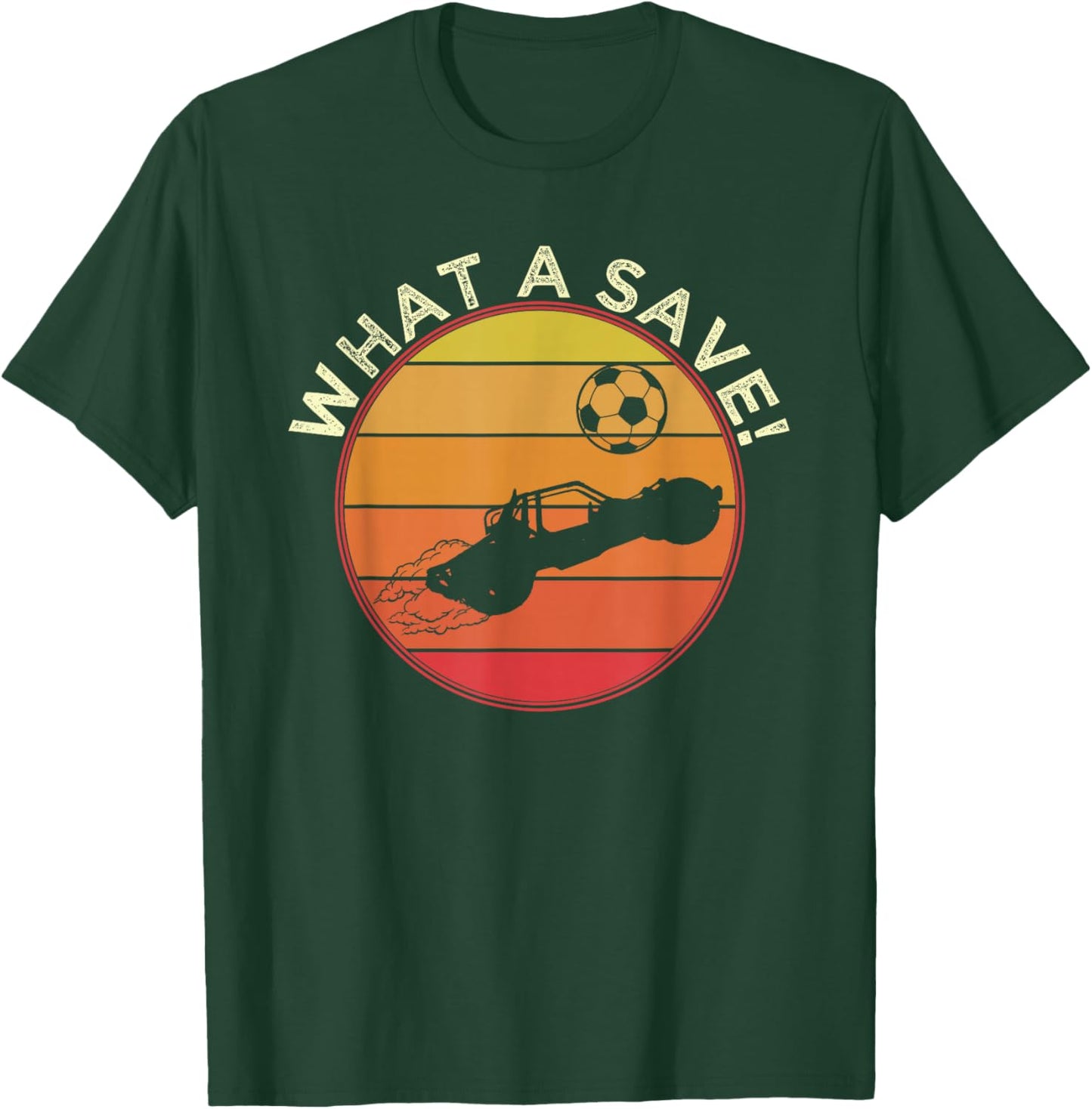 What a Rescue Vintage Retro Rocket Soccer Car League T-Shirt - T-Shirt | Forest