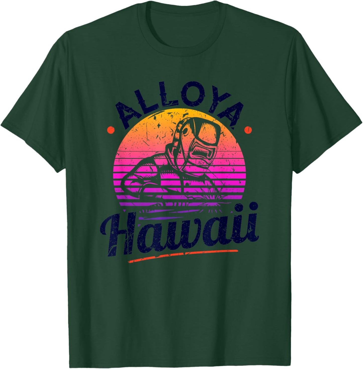 Welding Alloya Hawaii, Funny Welder Vacation T-Shirt - T-Shirt | Forest