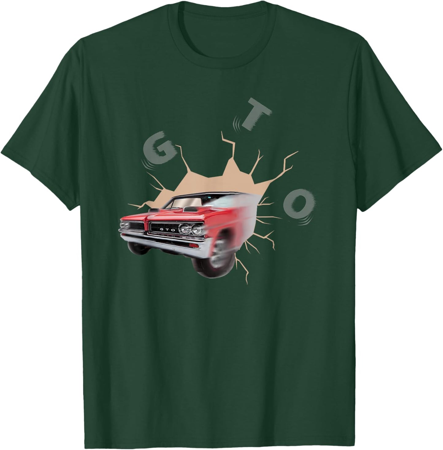 Vintage 1964 Gto, American Muscle Car, Classic Car, Funny T-Shirt - T-Shirt | Forest
