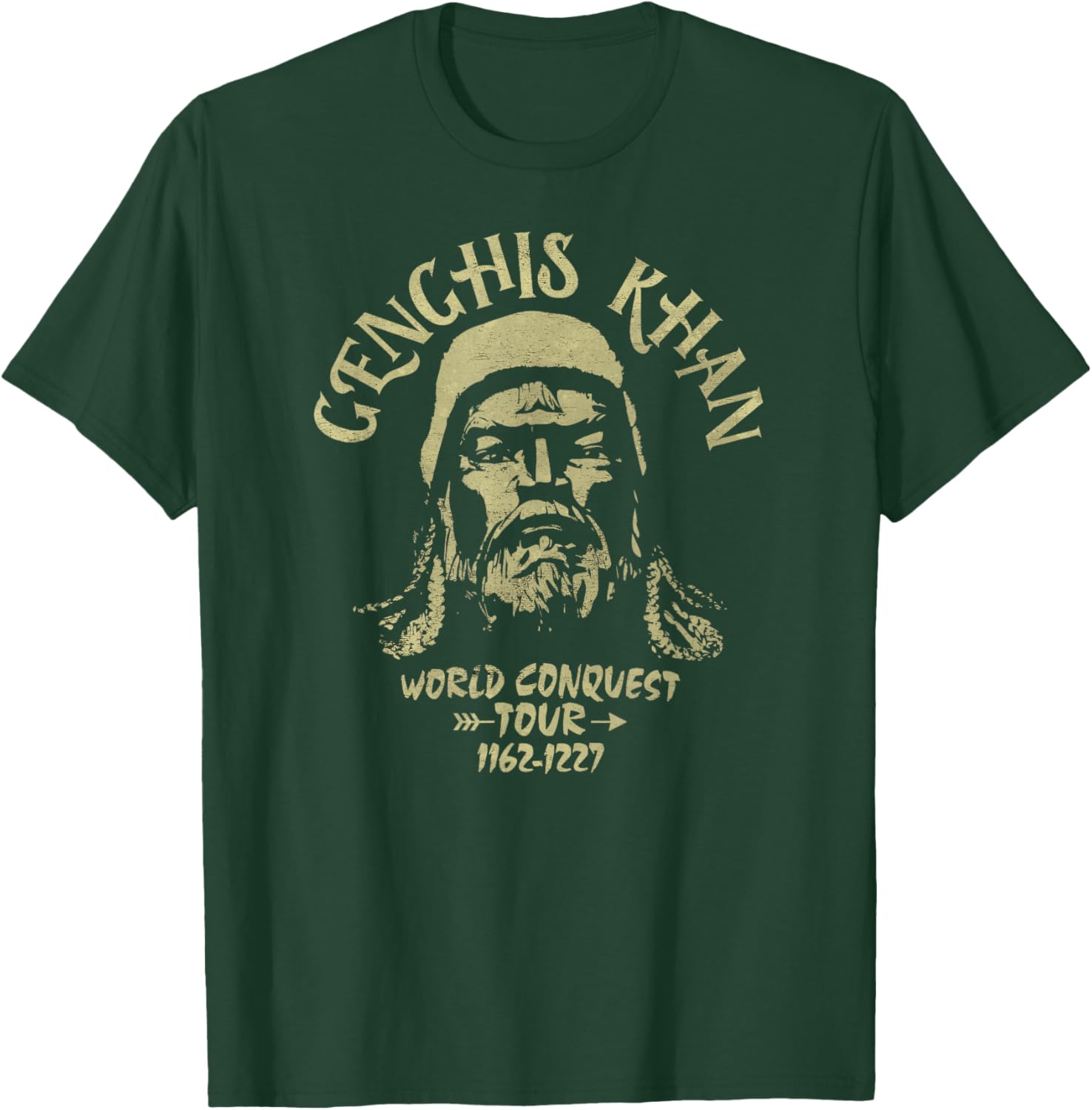 Genghis Khan - World Conquest Tour T-Shirt - T-Shirt | Forest