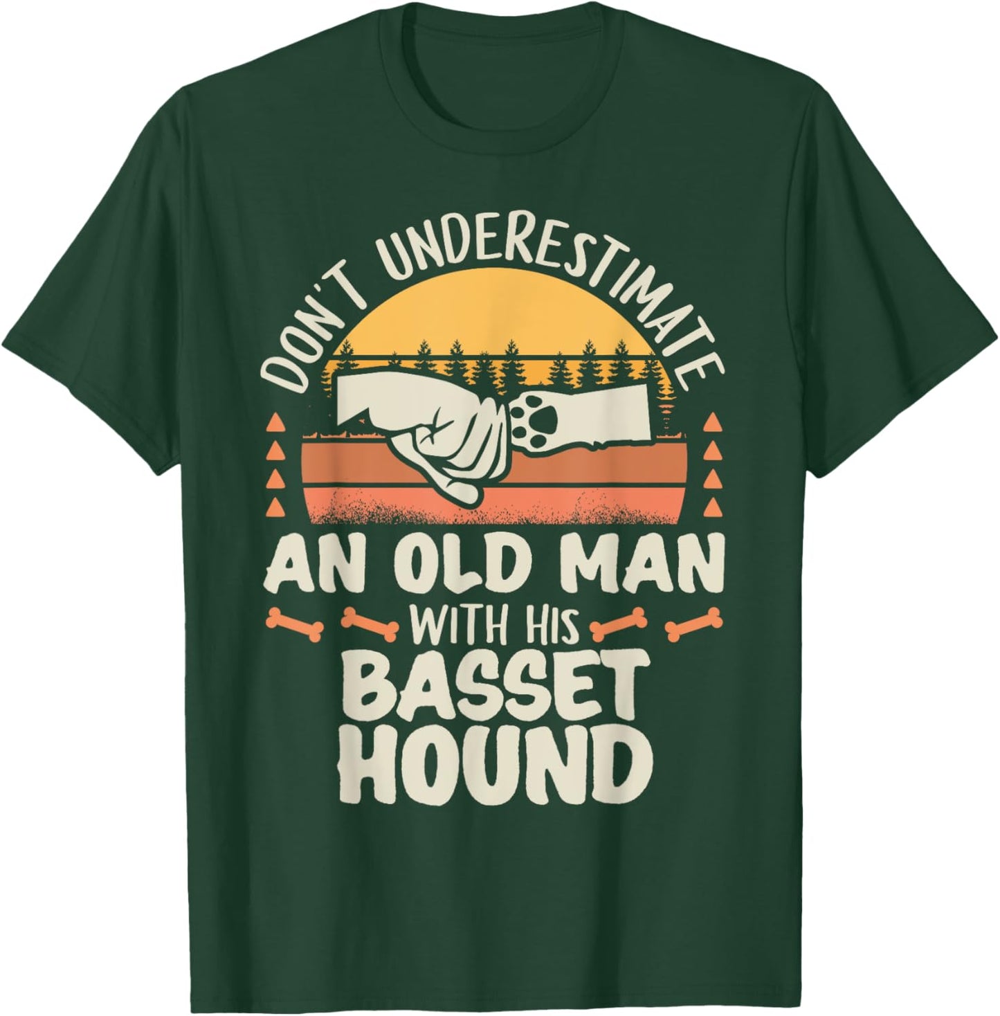 Basset Hound Shirt Men Women Dog Mom Dog Lover T-Shirt - T-Shirt | Forest