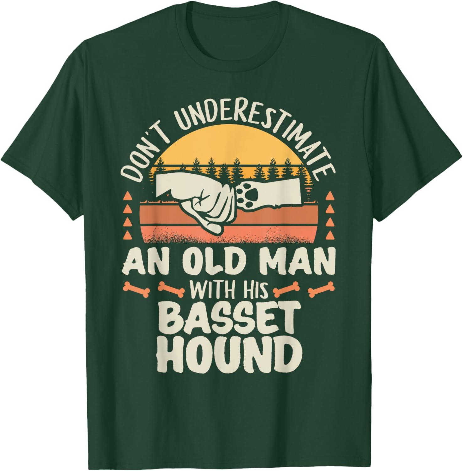 Basset Hound Shirt Men Women Dog Mom Dog Lover T-Shirt - T-Shirt | Forest
