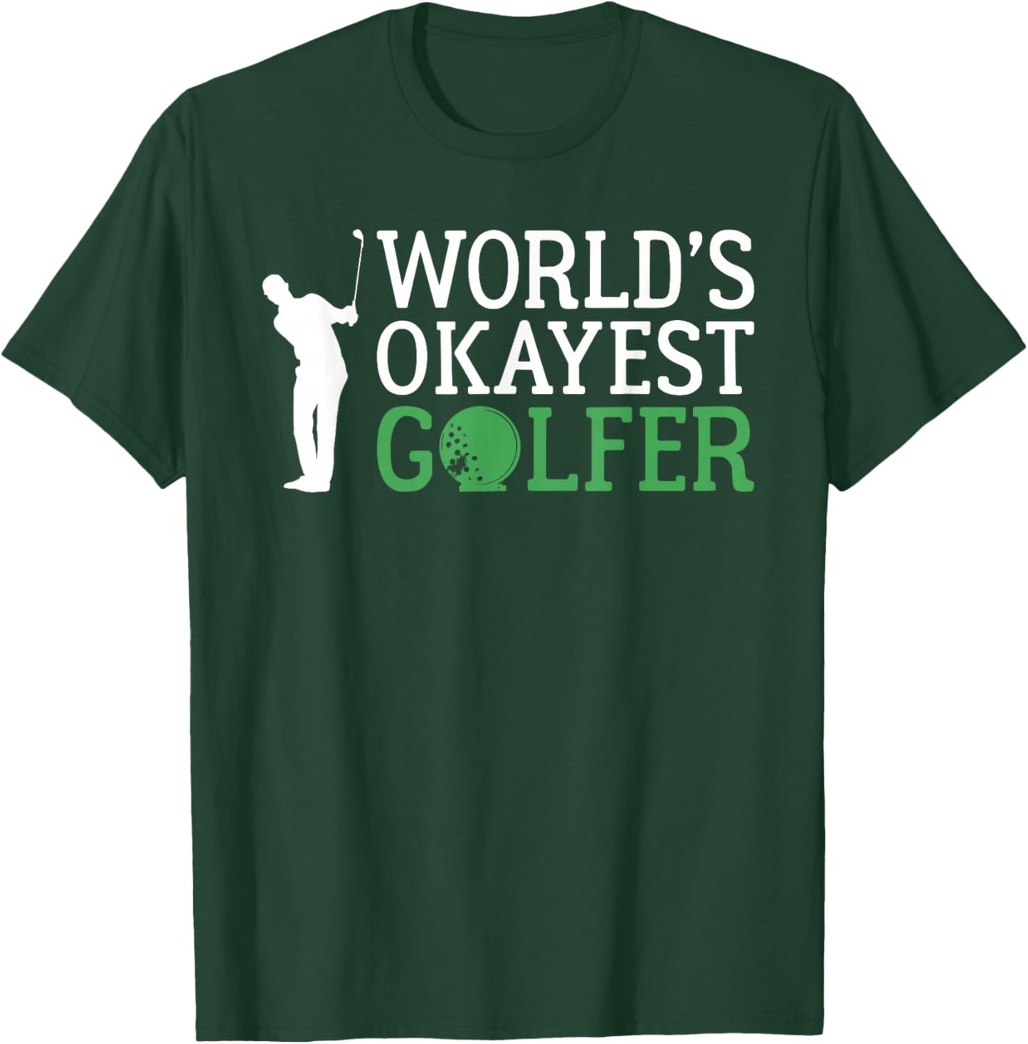 Golfer Gifts & Accessories -Adults Black Small Classic Fit Short Sleeve T-Shirt - T-Shirt | Forest
