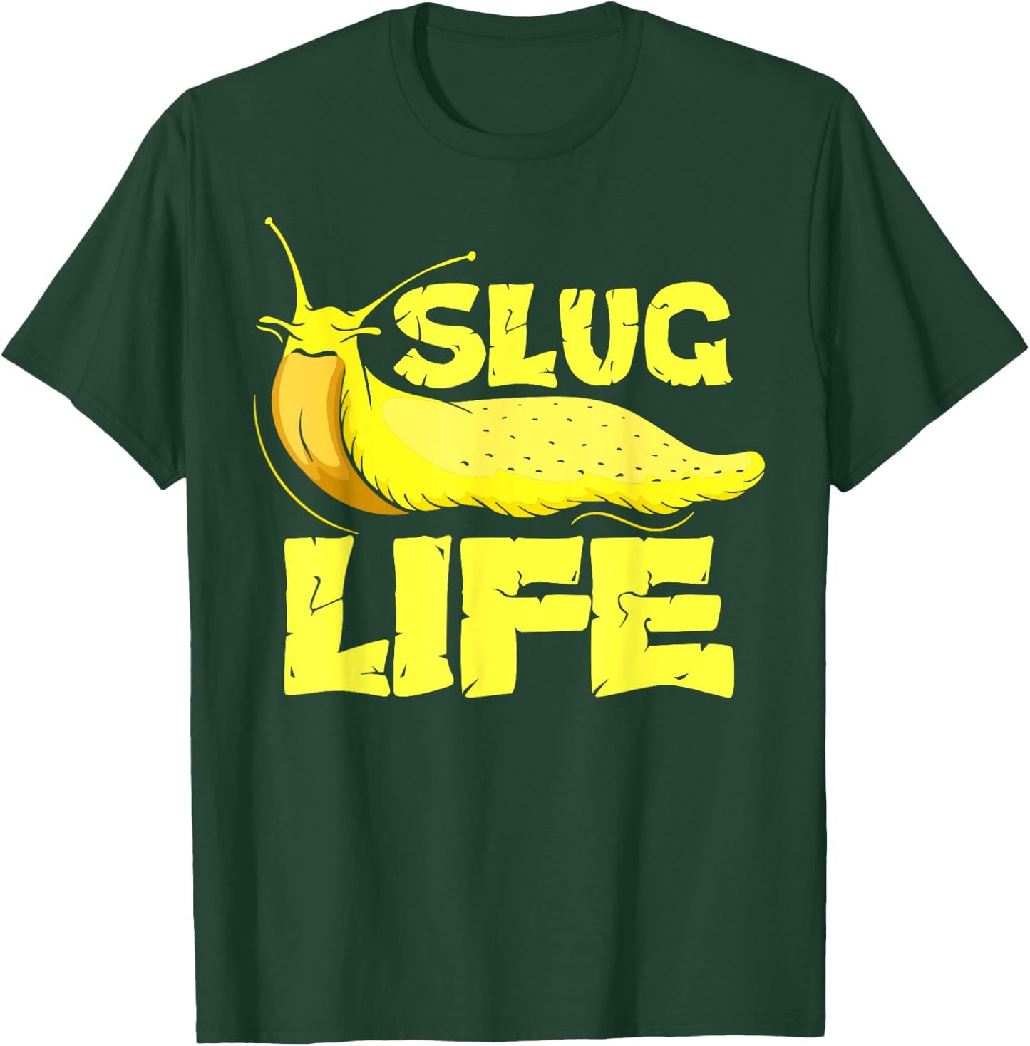 Slug Life Yellow Banana Slug Snail Lover Slug Costume T-Shirt - T-Shirt | Forest