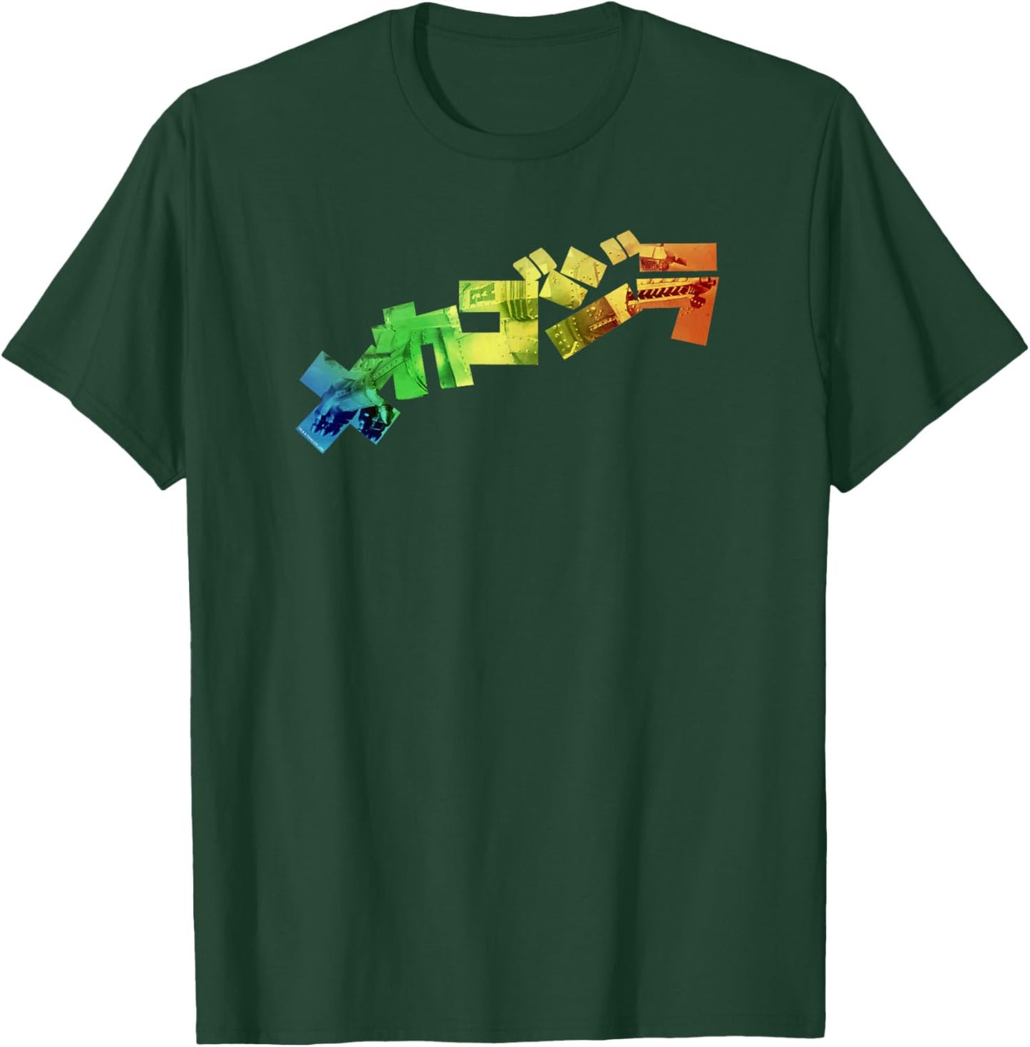 Godzilla Official Mechagodzilla Japanese Logo - Black, -Adult, Short Sleeve, Small T-Shirt - T-Shirt | Forest