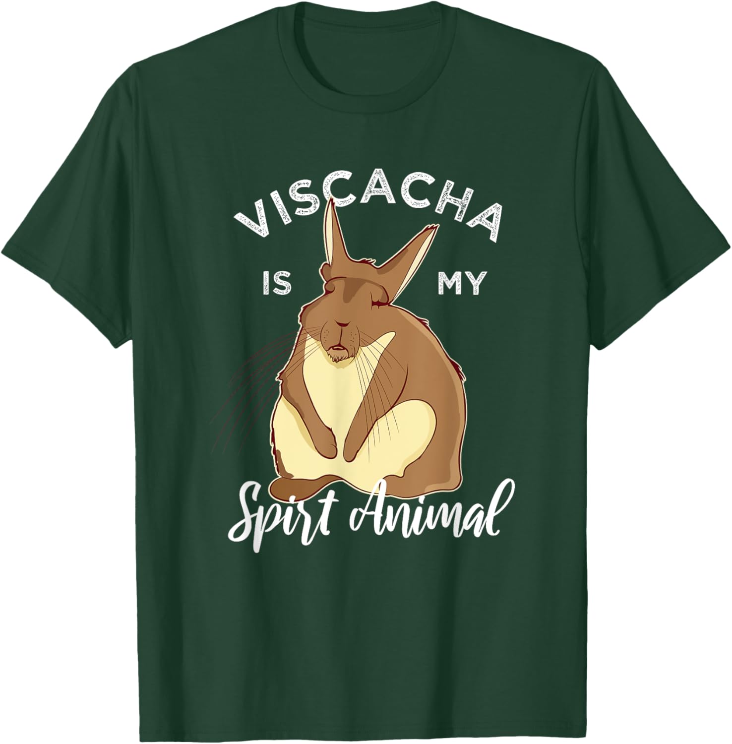 Viscacha Vizcacha Cute Chinchilla Rodent Lazy Sleepy T-Shirt - T-Shirt | Forest