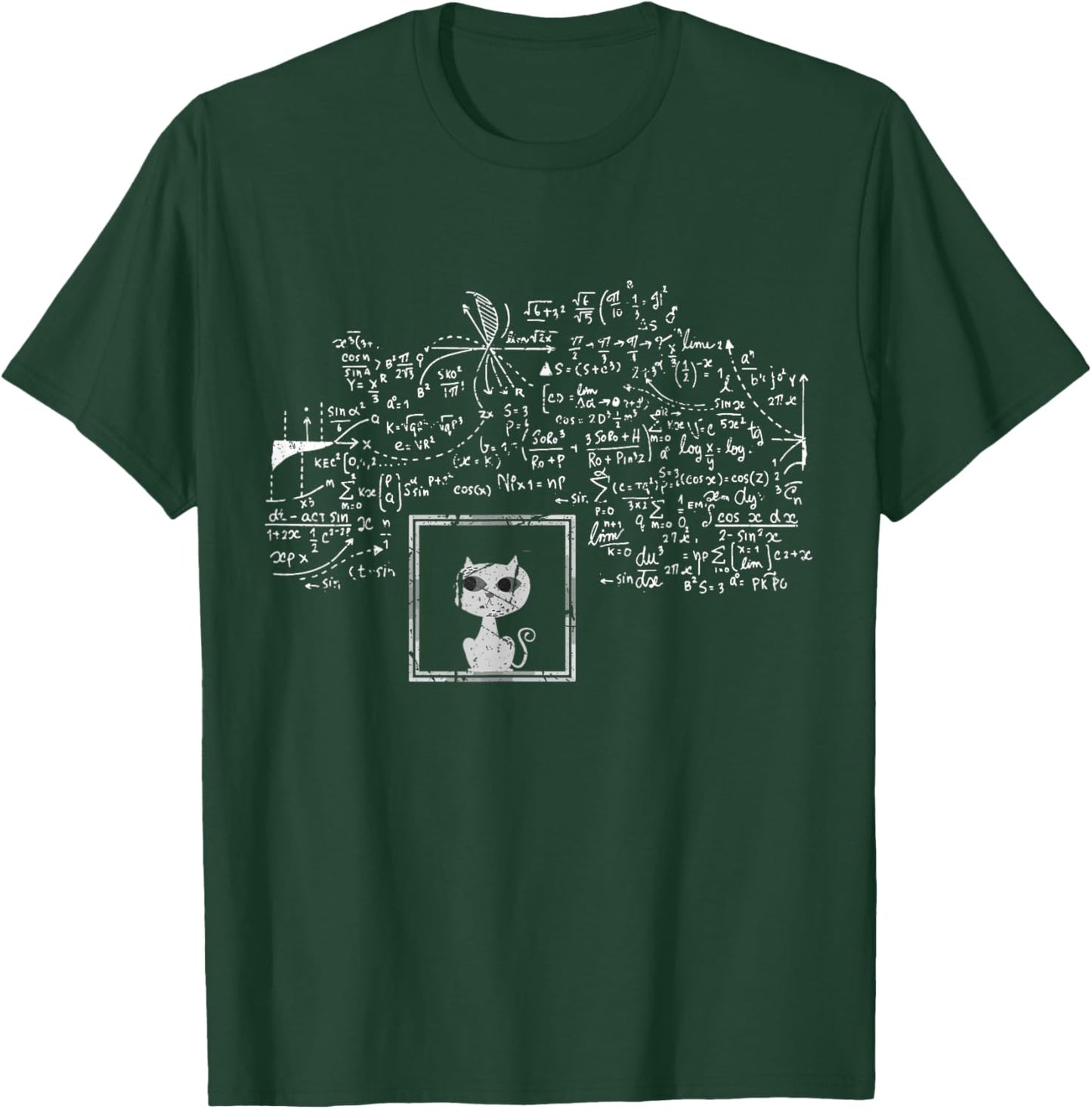 Cat Physicist Schrodingers String Theory Scientist T-Shirt - T-Shirt | Forest